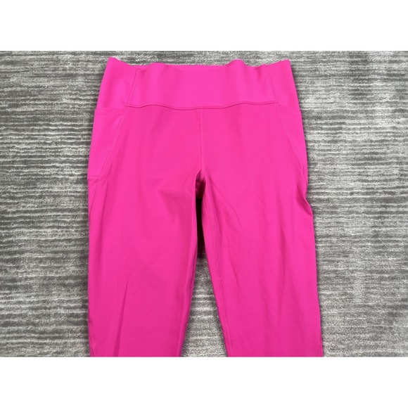 Gapfit Leggings Womens XXL Pink‎ Pull On Polyester Blend Cropped Athleisure - Picture 2 of 11
